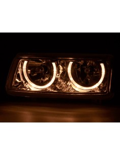 Set fari angel eyes VW Passat 35i cromato 2