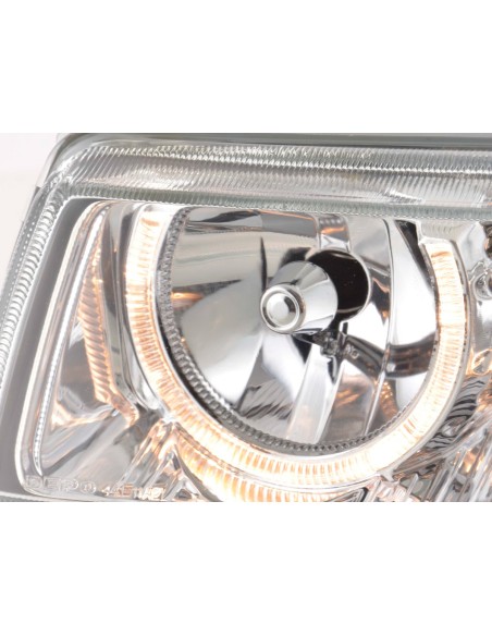 Set fari angel eyes VW Passat 35i cromato