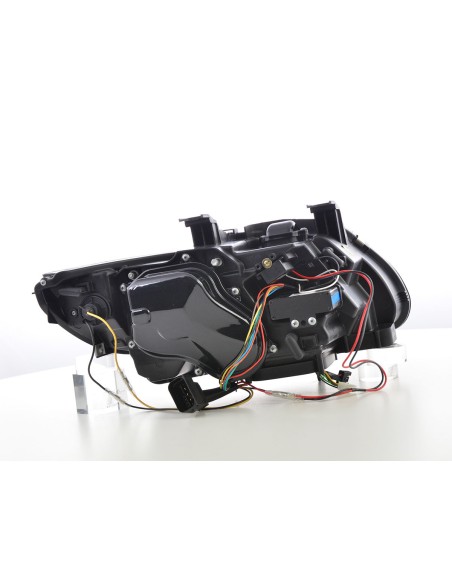 Set fari Angel Eyes Ford Focus 2 05-08 cromato