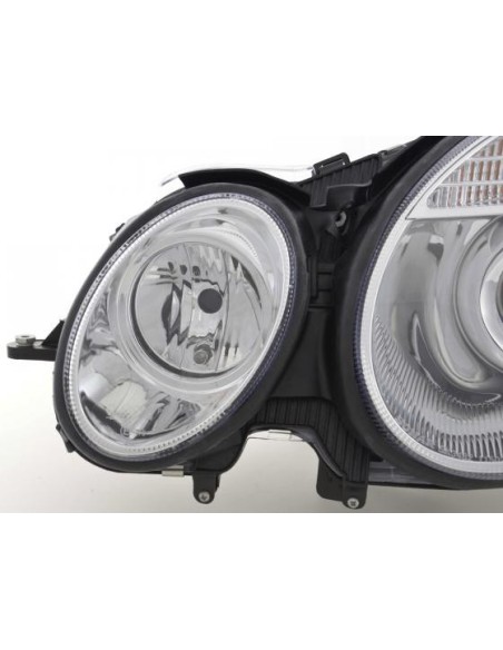 Set fari Mercedes Classe E tipo W211 02-06 cromato