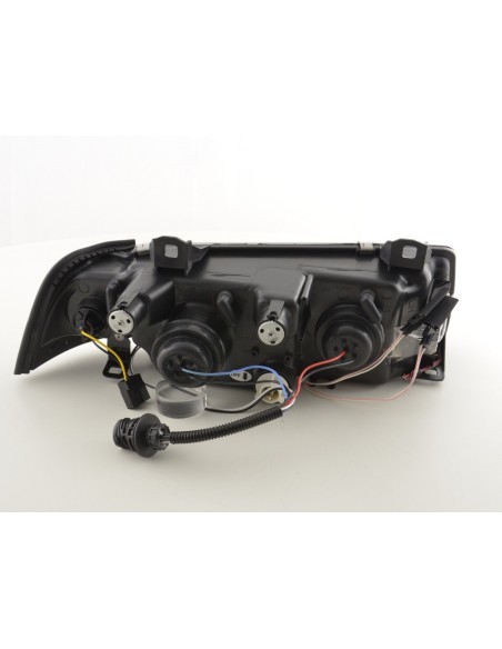Set faro Angel Eyes CCFL BMW Serie 3 E36 Limo 92-98 nero