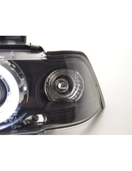 Set faro Angel Eyes CCFL BMW Serie 3 E36 Coupe / Cabrio 92-98 nero