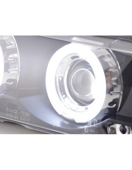 Set faro Angel Eyes CCFL BMW Serie 3 E36 Coupe / Cabrio 92-98 nero