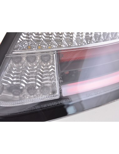 Set di luci posteriori a LED Lightbar per Porsche Boxster 987 04-09 nero