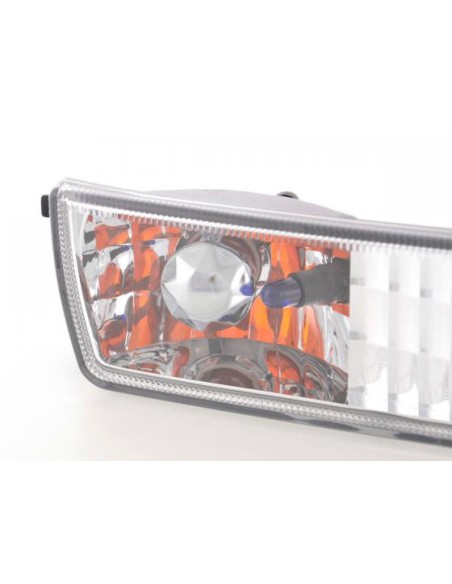 Set indicatori di direzione anteriori cromati inclusi fendinebbia VW Golf 3 / Vento tipo 1HXO, 1EXO