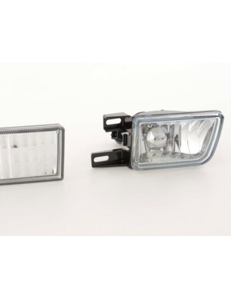 Set indicatori di direzione anteriori cromati inclusi fendinebbia VW Golf 3 / Vento tipo 1HXO, 1EXO