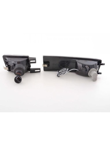 Set indicatori di direzione anteriori cromati inclusi fendinebbia VW Golf 3 / Vento tipo 1HXO, 1EXO