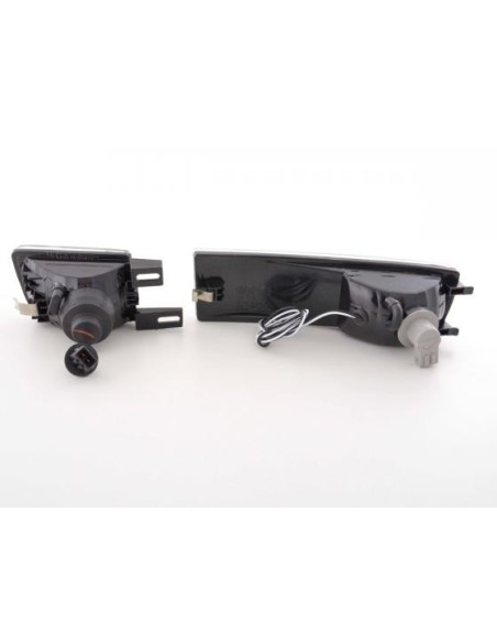 Set indicatori di direzione anteriori cromati inclusi fendinebbia VW Golf 3 / Vento tipo 1HXO, 1EXO