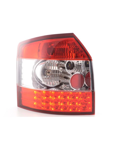 Set di luci posteriori a LED Audi A4 Avant tipo 8E 01-02 trasparente / rosso