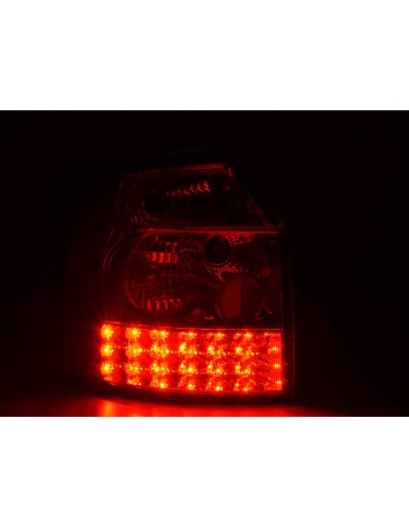Set di luci posteriori a LED Audi A4 Avant tipo 8E 01-02 trasparente / rosso
