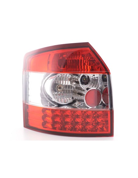 Set di luci posteriori a LED Audi A4 Avant tipo 8E 01-02 trasparente / rosso