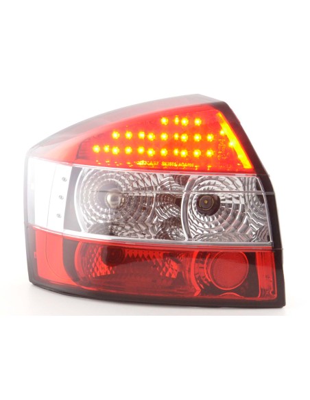 Set di luci posteriori a LED Audi A4 berlina tipo 8E 01-04 trasparente / rosso