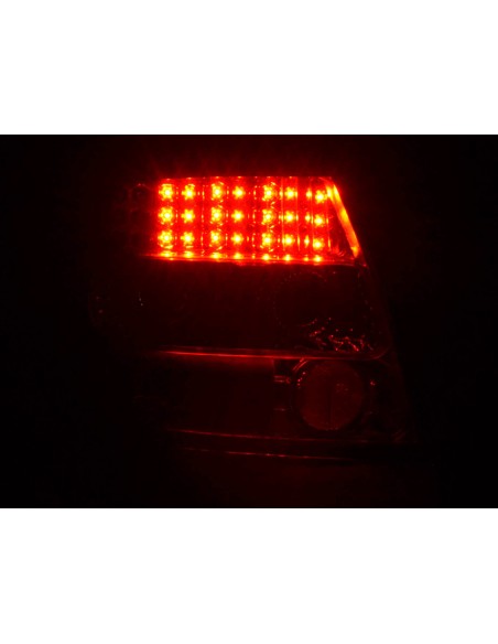 Set fanali posteriori a LED Audi A4 berlina tipo B5 95-00 cromato S4 / TDI