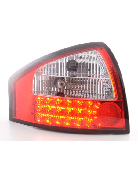 Fanali posteriori a LED set Audi A6 berlina tipo 4B 97-03 trasparente / rosso