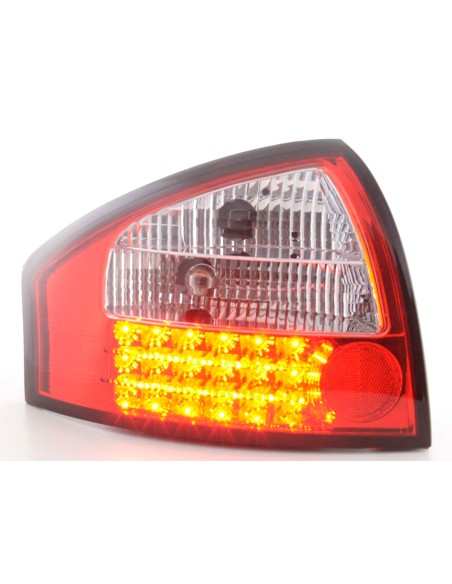 Fanali posteriori a LED set Audi A6 berlina tipo 4B 97-03 trasparente / rosso