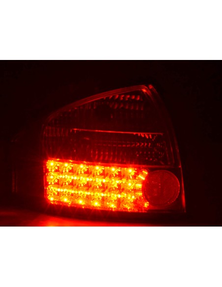 Fanali posteriori a LED set Audi A6 berlina tipo 4B 97-03 trasparente / rosso