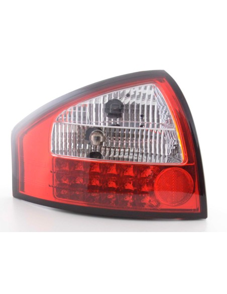 Fanali posteriori a LED set Audi A6 berlina tipo 4B 97-03 trasparente / rosso
