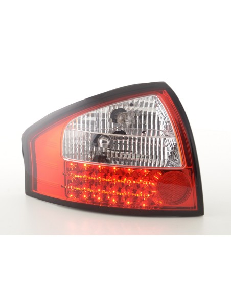 Fanali posteriori a LED set Audi A6 berlina tipo 4B 97-03 trasparente / rosso