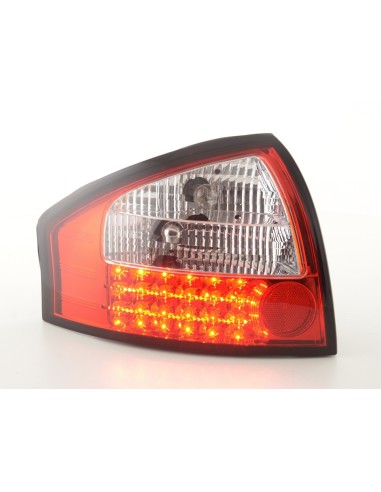 Fanali posteriori a LED set Audi A6 berlina tipo 4B 97-03 trasparente / rosso