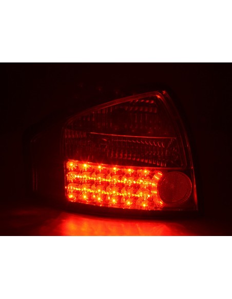 Fanali posteriori a LED set Audi A6 berlina tipo 4B 97-03 trasparente / rosso