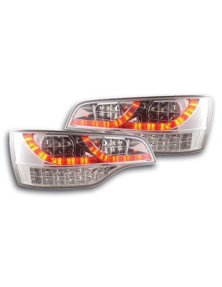 Fanali posteriori a LED set Audi Q7 tipo 4L 06- cromato