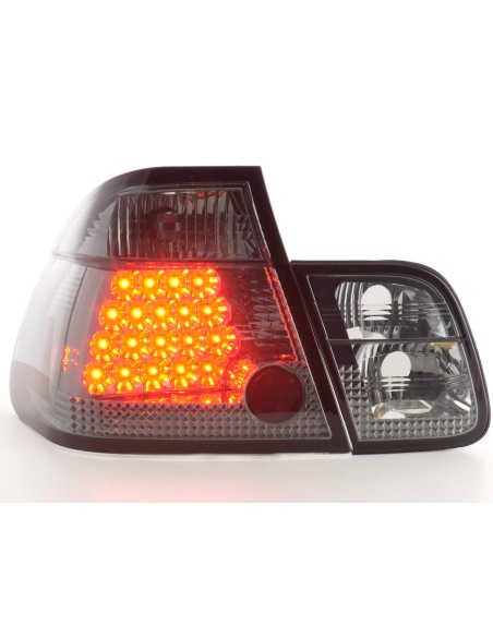 Fanali posteriori a LED set BMW Serie 3 berlina tipo E46 01-05 nero