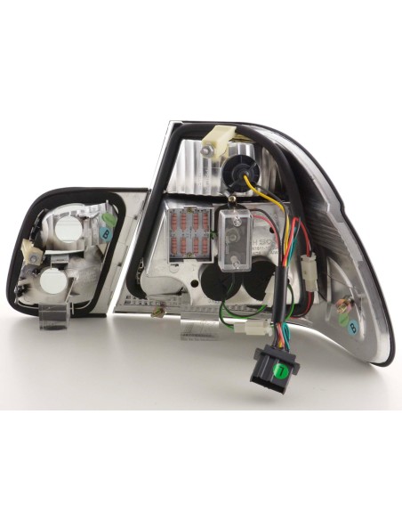 Fanali posteriori a LED set BMW Serie 3 berlina tipo E46 01-05 nero