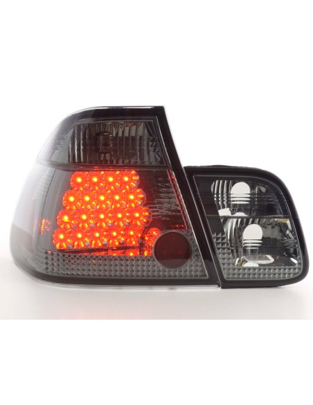 Fanali posteriori a LED set BMW Serie 3 berlina tipo E46 98-01 nero