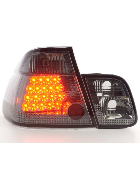 Fanali posteriori a LED set BMW Serie 3 berlina tipo E46 98-01 nero