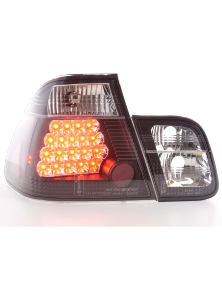 Fanali posteriori a LED set BMW Serie 3 berlina tipo E46 98-01 nero