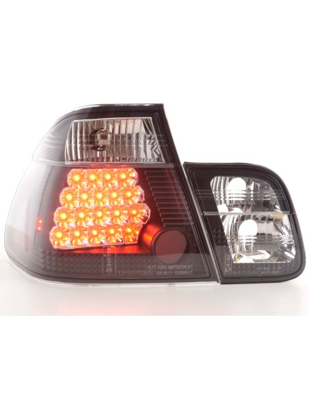 Fanali posteriori a LED set BMW Serie 3 berlina tipo E46 98-01 nero