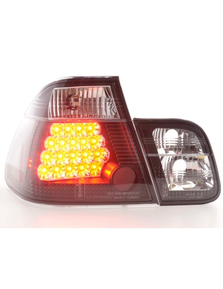 Fanali posteriori a LED set BMW Serie 3 berlina tipo E46 98-01 nero