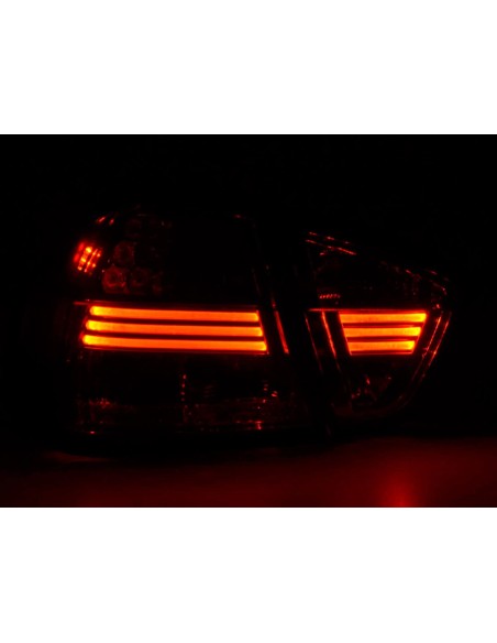 Fanali posteriori a LED set BMW Serie 3 berlina tipo E90 05-08 nero