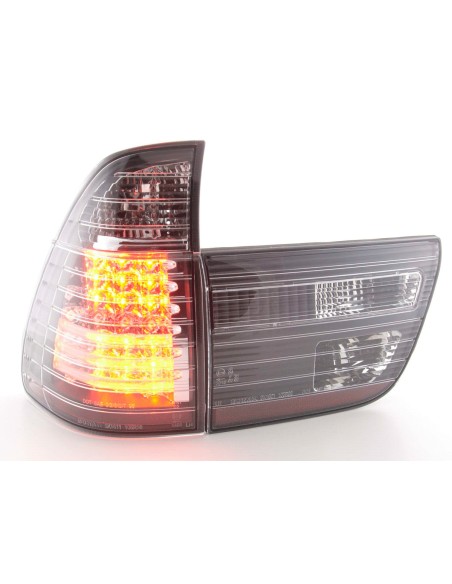 Set di luci posteriori a LED BMW X5 tipo E53 98-02 nero