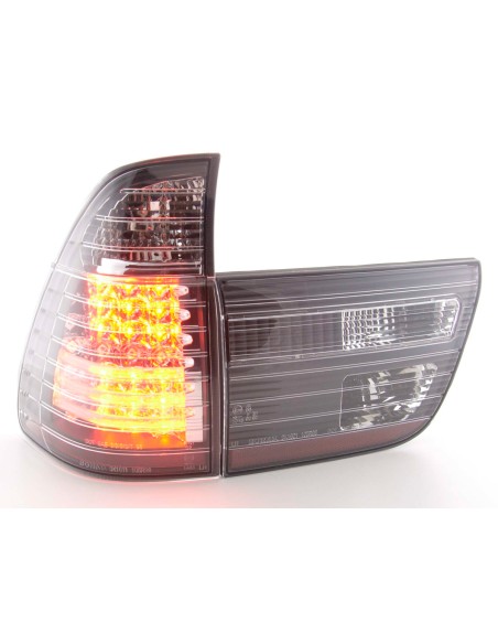 Set di luci posteriori a LED BMW X5 tipo E53 98-02 nero