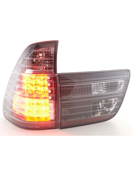Set di luci posteriori a LED BMW X5 tipo E53 98-02 nero