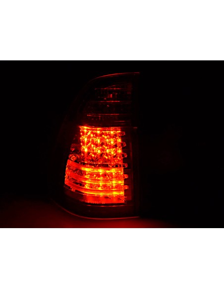 Set di luci posteriori a LED BMW X5 tipo E53 98-02 nero