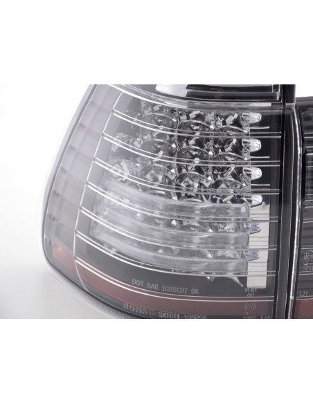 Set di luci posteriori a LED BMW X5 tipo E53 98-02 nero
