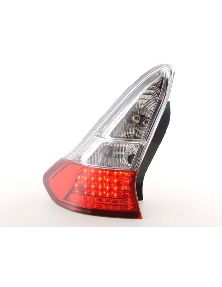Fanali posteriori a LED set Citroen C4 3 porte. Tipo L 04- trasparente / rosso