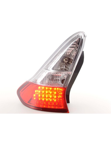 Fanali posteriori a LED set Citroen C4 3 porte. Tipo L 04- trasparente / rosso