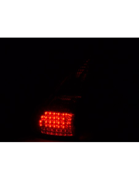 Fanali posteriori a LED set Citroen C4 3 porte. Tipo L 04- trasparente / rosso