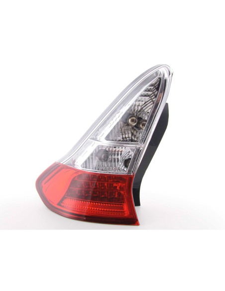 Fanali posteriori a LED set Citroen C4 3 porte. Tipo L 04- trasparente / rosso