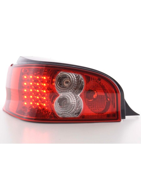 Fanali posteriori LED set Citroen Saxo tipo S / S HFX / S KFW 96-02 trasparente / rosso