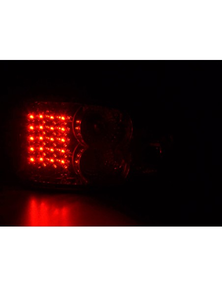 Fanali posteriori LED set Citroen Saxo tipo S / S HFX / S KFW 96-02 trasparente / rosso