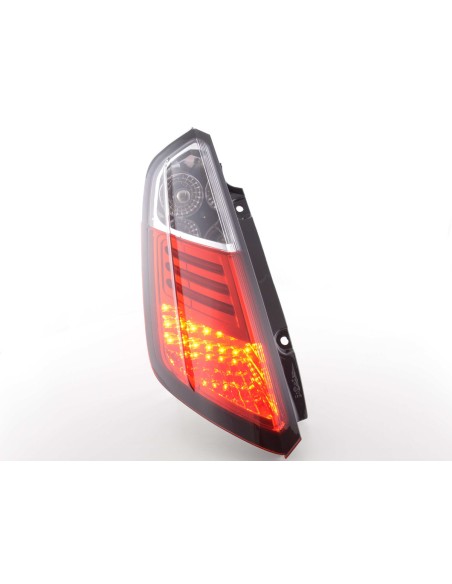 Fanali posteriori a LED Fiat Grande Punto tipo 199 05- trasparente / rosso