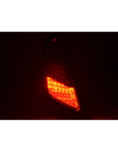 Fanali posteriori a LED Fiat Grande Punto tipo 199 05- trasparente / rosso
