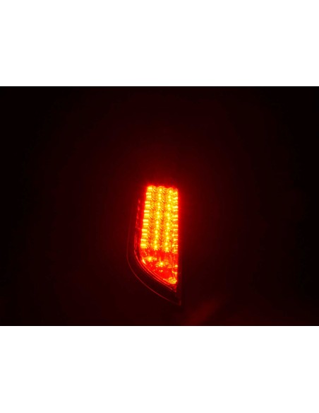 Fanali posteriori a LED Ford Focus 2 5 porte 04-07 trasparente / rosso