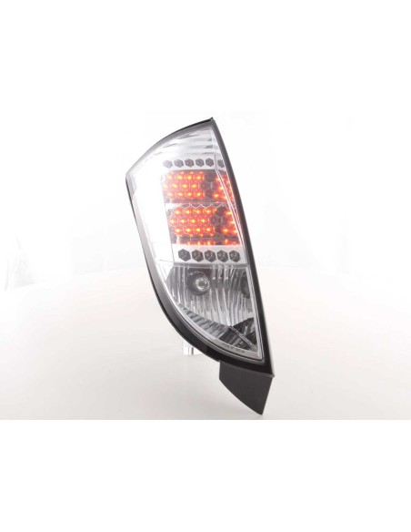 Set di luci posteriori a LED Ford Focus tipo DAW / DBW / DFW / DNW 98-04 cromato