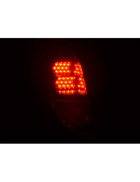 Set di luci posteriori a LED Ford Focus tipo DAW / DBW / DFW / DNW 98-04 cromato