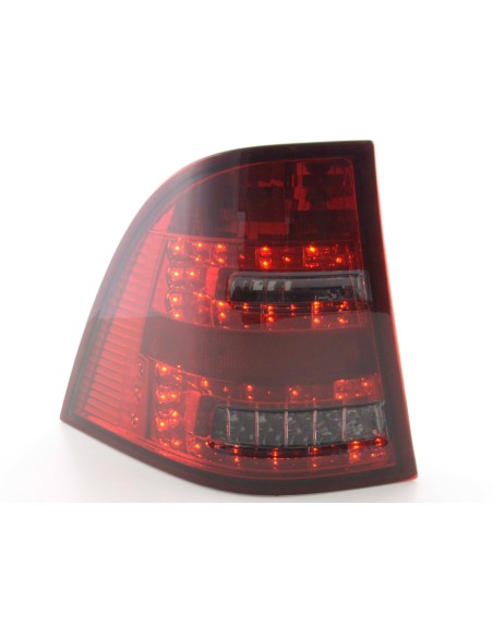 Set luci posteriori a LED Mercedes Classe M tipo W163 98-05 rosso / nero
